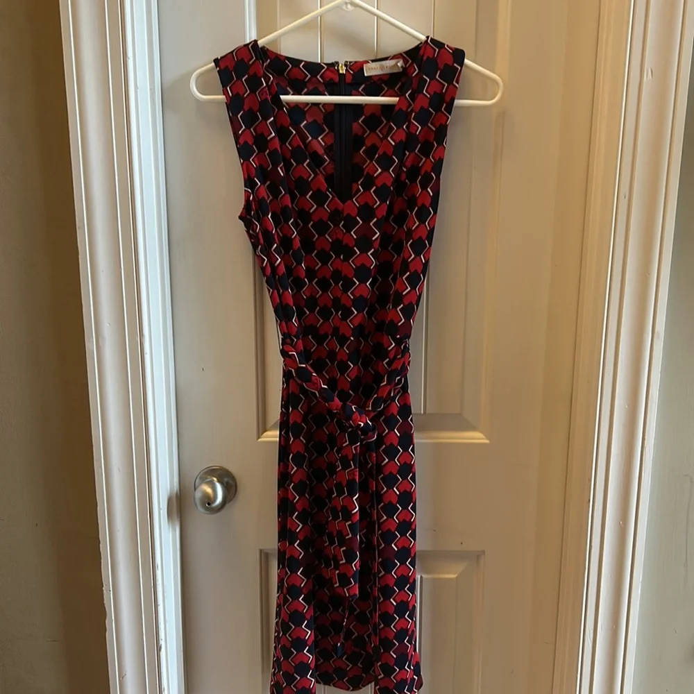 Tory Burch logo geometric dress